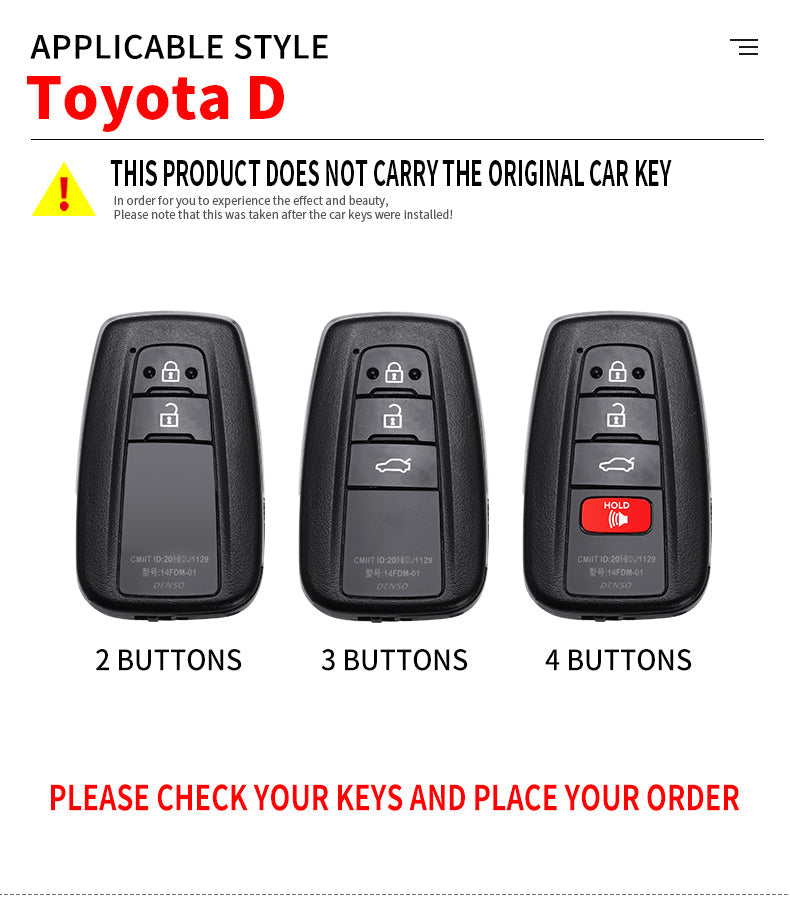 Toyota CHR Zinc Alloy Key Cover