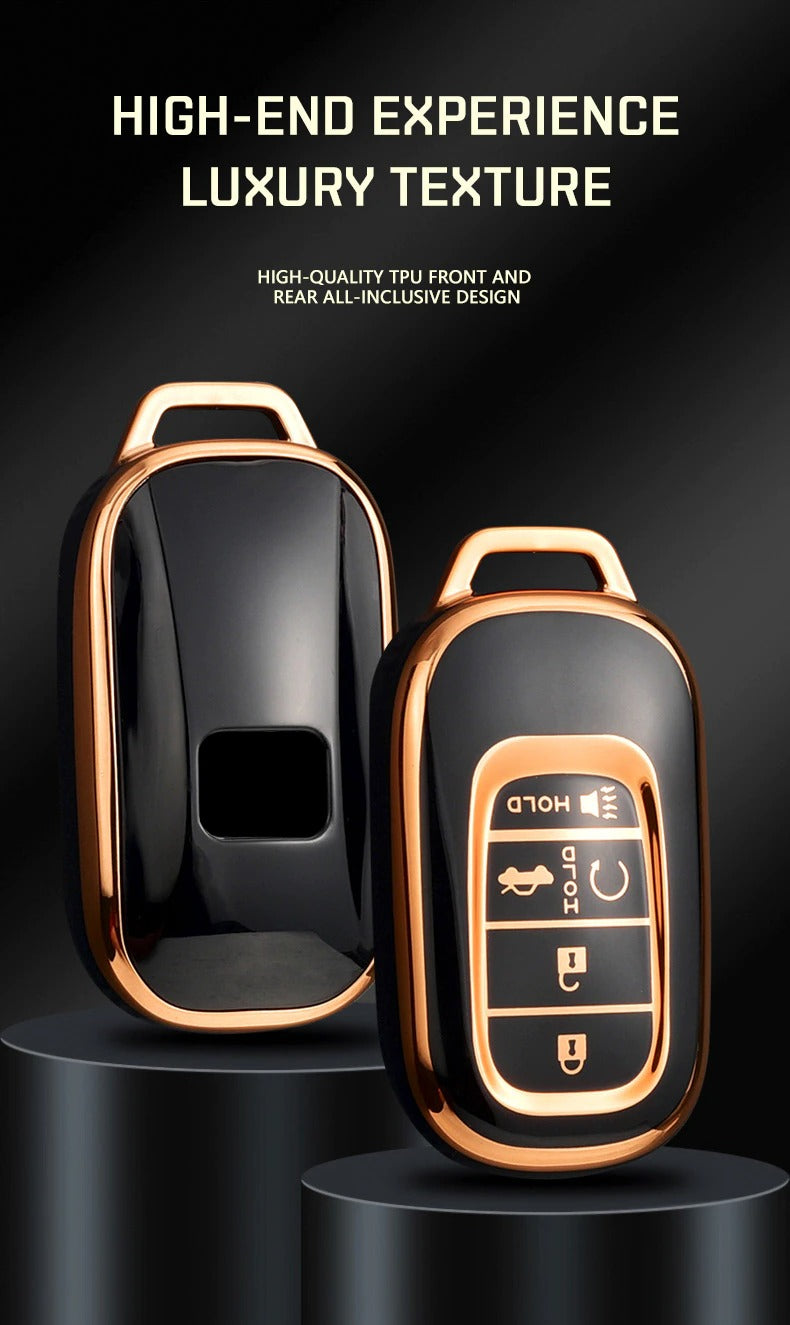 Black gold Honda Civic 2022 TPU Key Cover