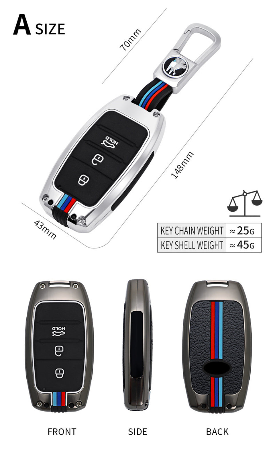 KIA Sportage Zinc Alloy Key Cover