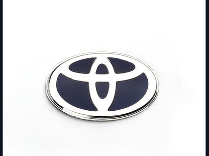 Steering Logo Toyota Black Silver