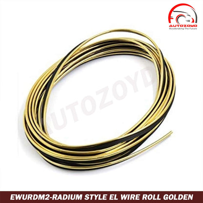 Radium Style EL Wire Roll Golden