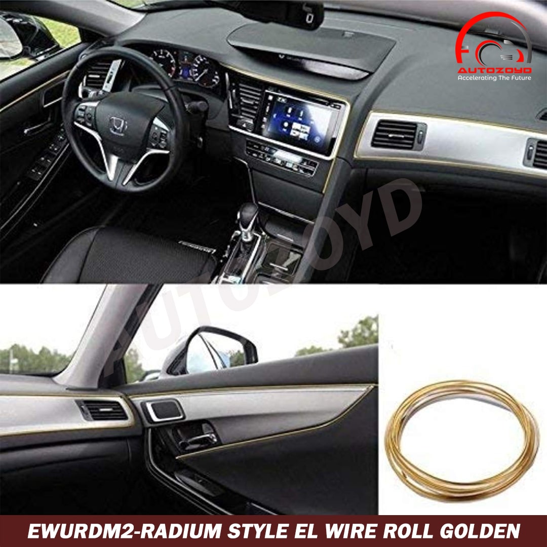 Radium Style EL Wire Roll Golden