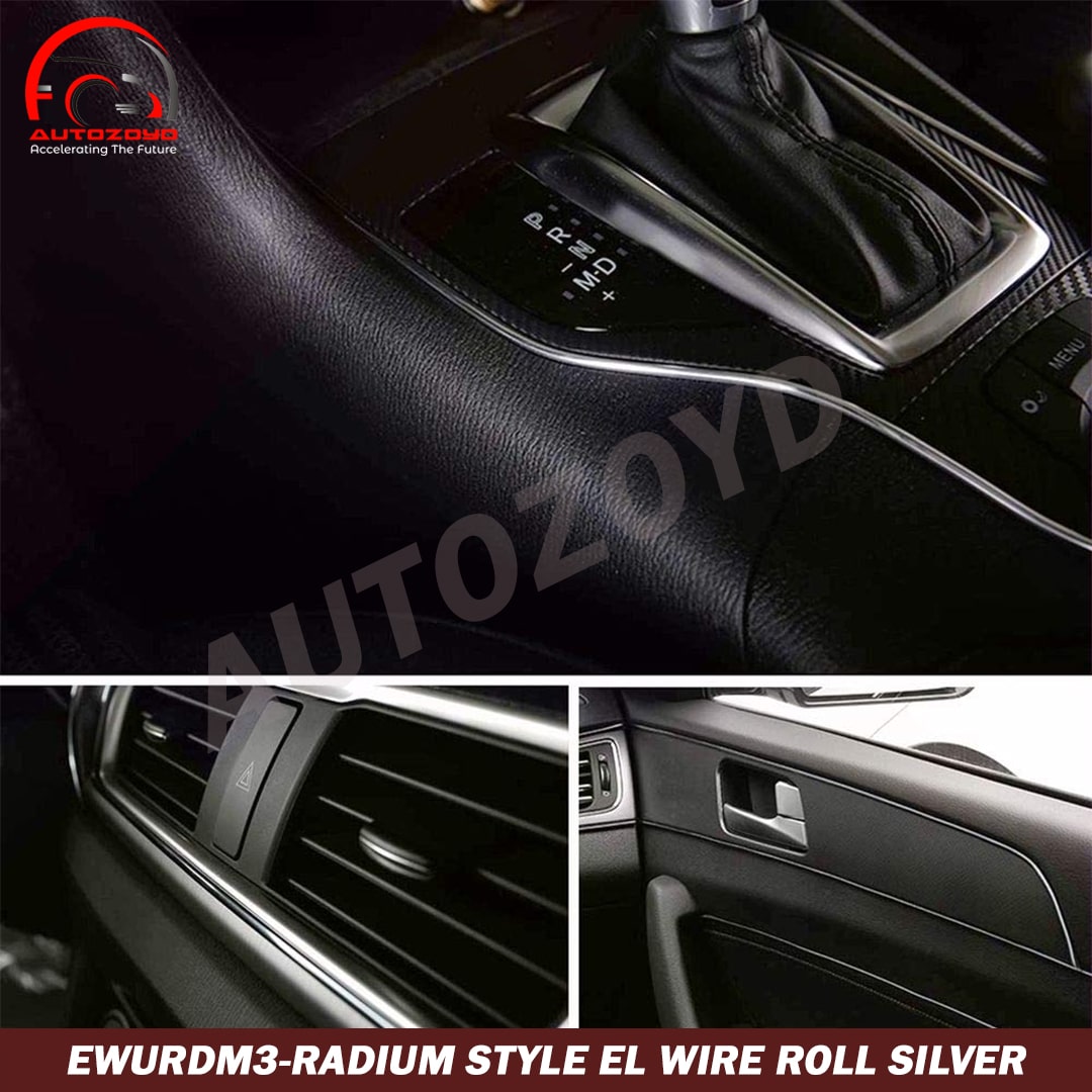 Radium Style EL Wire Roll Silver