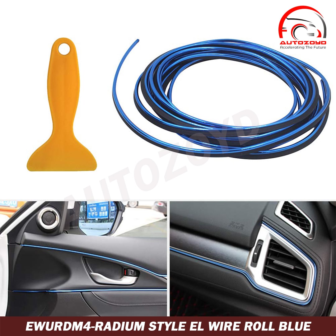 Radium Style EL Wire Roll Blue