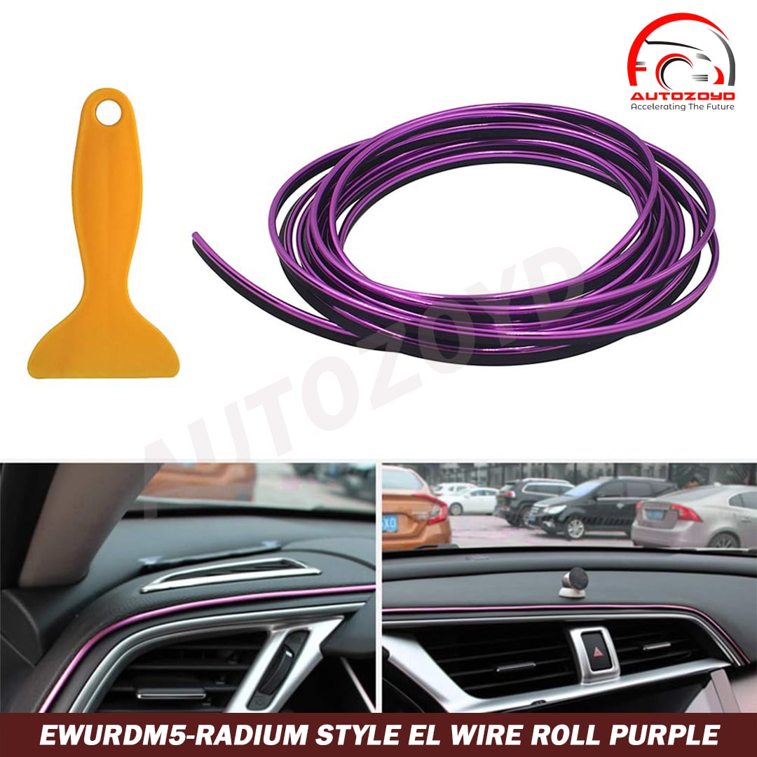 Radium Style EL Wire Roll Purple