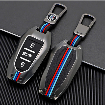 Peugeot Zinc Alloy Key Cover - Metal Zinc Alloy Key Shell,Key Fob Cover for