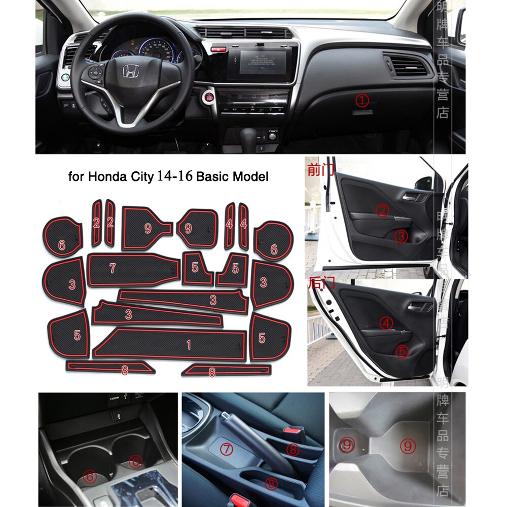 Honda City 2022 Interior PVC Mats