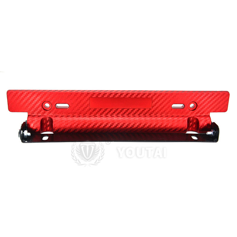 Number Plate Tilter Carbon Fibre Red