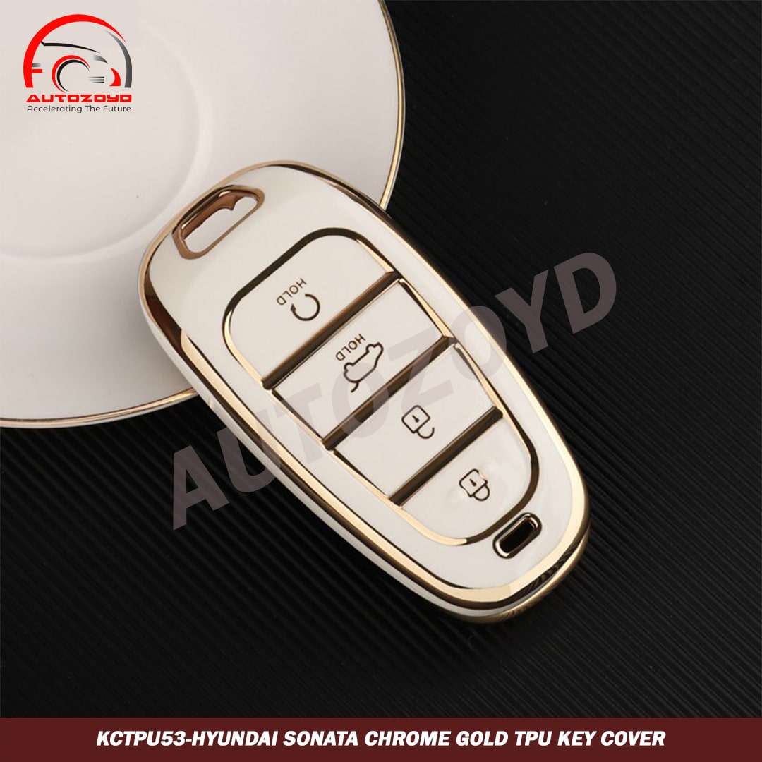 Hyundai Sonata Chrome Black TPU Key Cover