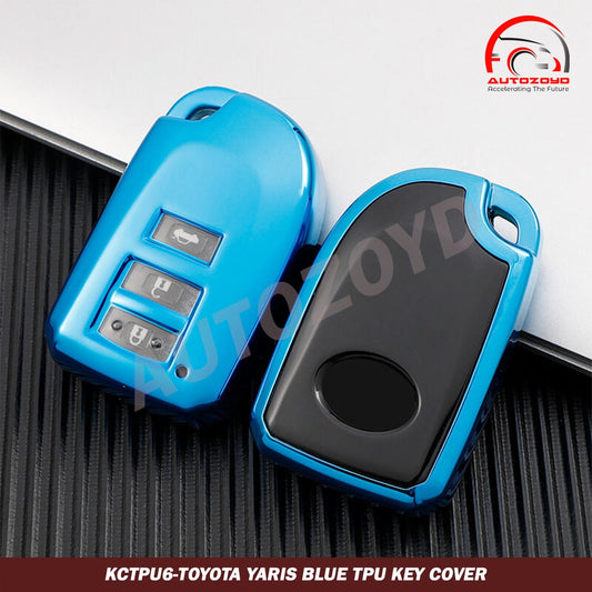 Toyota Yaris Blue TPU Key Cover