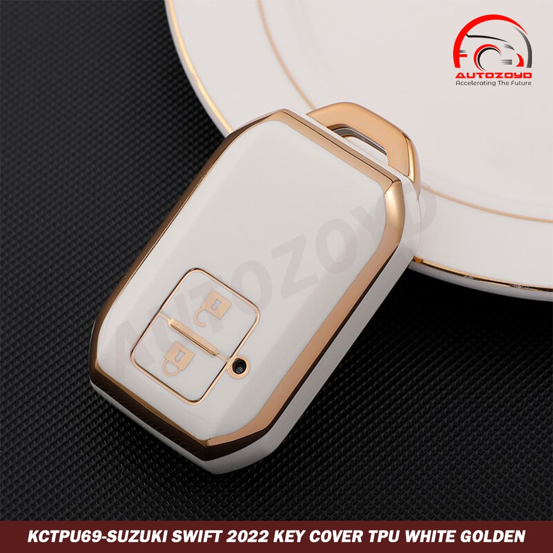 Suzuki Swift 2022 TPU Keycover White Gold