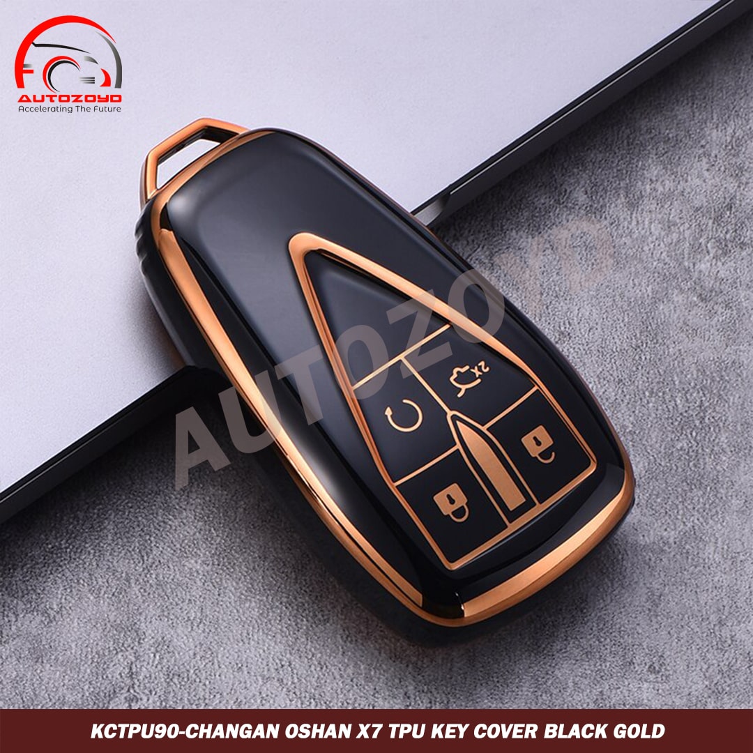 Changan Oshan X7 TPU key Cover Black gold