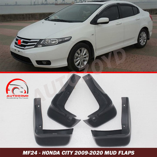 Honda City 2009-2020 Mud Flaps - Honda City 2009,2010,2011,2012,2013,2014,2015,2016,2017,2018,2019,2020,2021(5th Generation) - Mud Flaps/Mud Guards/Splash Guards