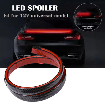 Universal LED Spoiler Carbon Fibre Adhesive(5 Funtions) - Carbon Fiber Pattern/Carbon Fiber