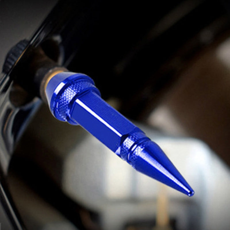 Big Bullet Style Wheel Lugnuts Blue