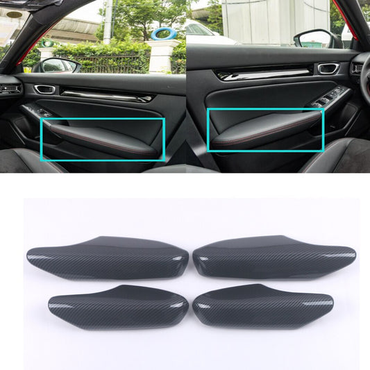 Honda Civic 2022 Door Handle Regzine Carbon fiber - Honda Civic X 2016,2017,2018,2019,2020,2021,2022(10th Generation) - Carbon Fiber Pattern/Carbon Fiber