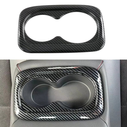 Honda Civic 2022 Cupholder Cover Trim Carbon fiber - Honda Civic X 2016,2017,2018,2019,2020,2021,2022(10th Generation) - Carbon Fiber Pattern/Carbon Fiber