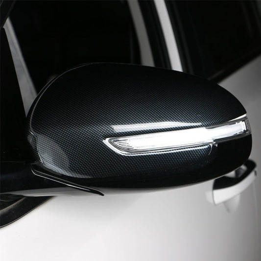 KIA Sportage Side Mirror Cover Carbon - KIA Sportage AWD/FWD 2020,2021,2022,2023(4th Generation) - Carbon Fiber Pattern/Carbon Fiber