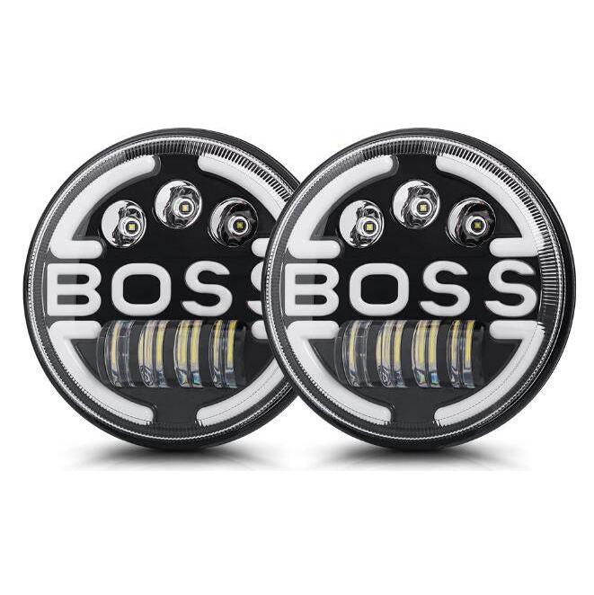 Boss Style Ring Lights 7-inch Pair