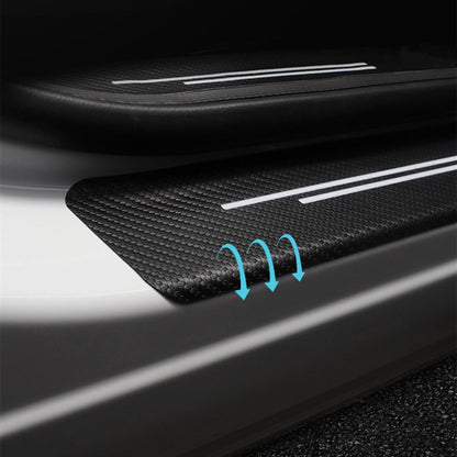 Honda Civic Carbon Fibre Door Sill Stickers