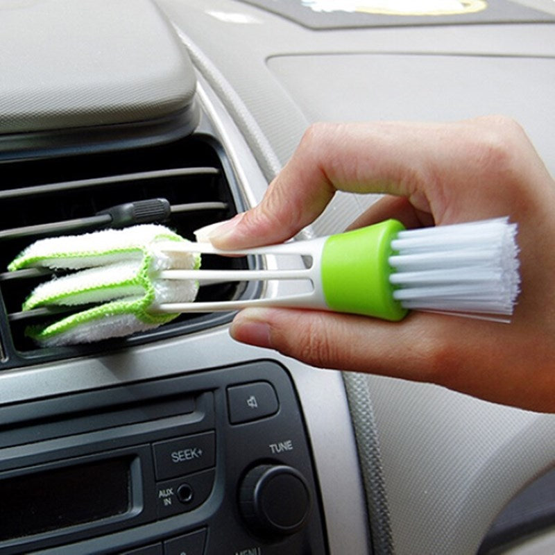 Brush Set Double Sided for Car Cleaning and Laptop Use