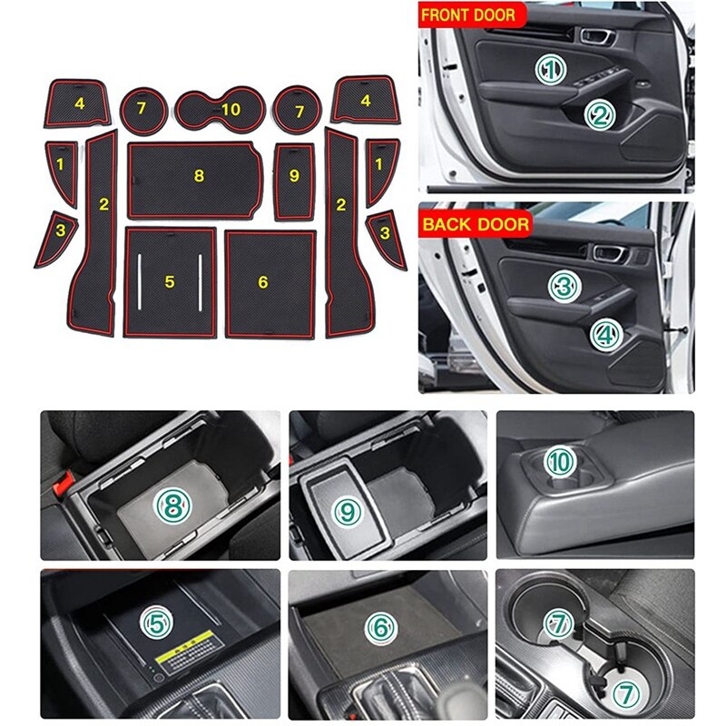 Honda Civic 2022 Interior PVC Mats