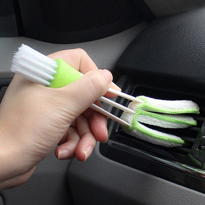 Brush Set Double Sided for Car Cleaning and Laptop Use