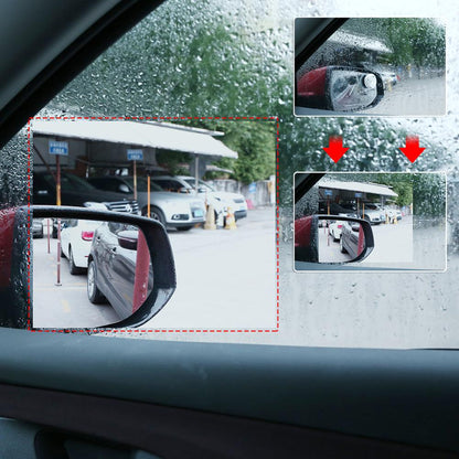 2pc Square Anti-Fog Rain Film Set for Clear Vision