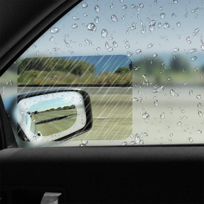 2pc Square Anti-Fog Rain Film Set for Clear Vision