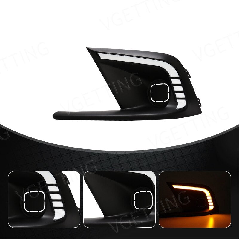 Civic 2022 Half C Design DRL Fog Lamp Cover