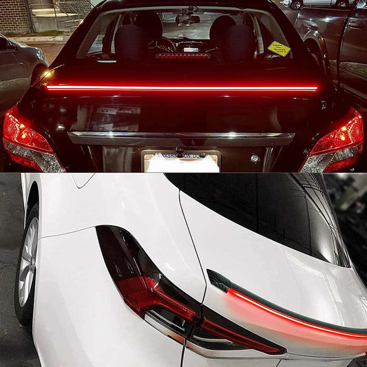 Universal LED Spoiler Glossy Black Adhesive(5 Funtions)