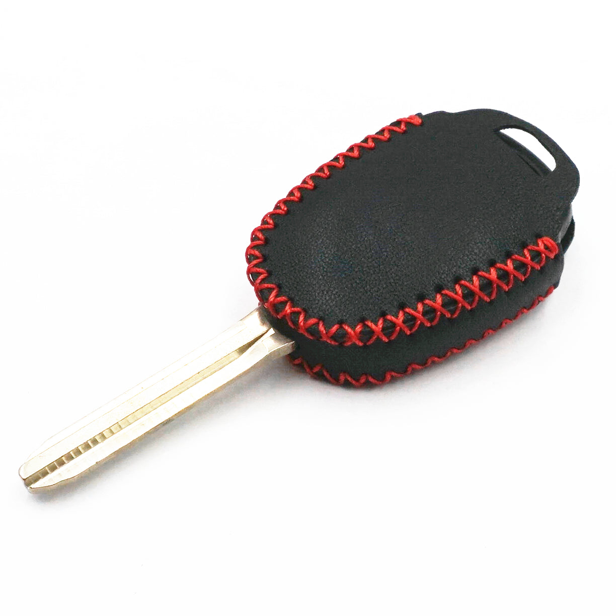 Toyota Corolla 2015 Leather Red Stich Key Cover