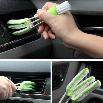 Brush Set Double Sided for Car Cleaning and Laptop Use