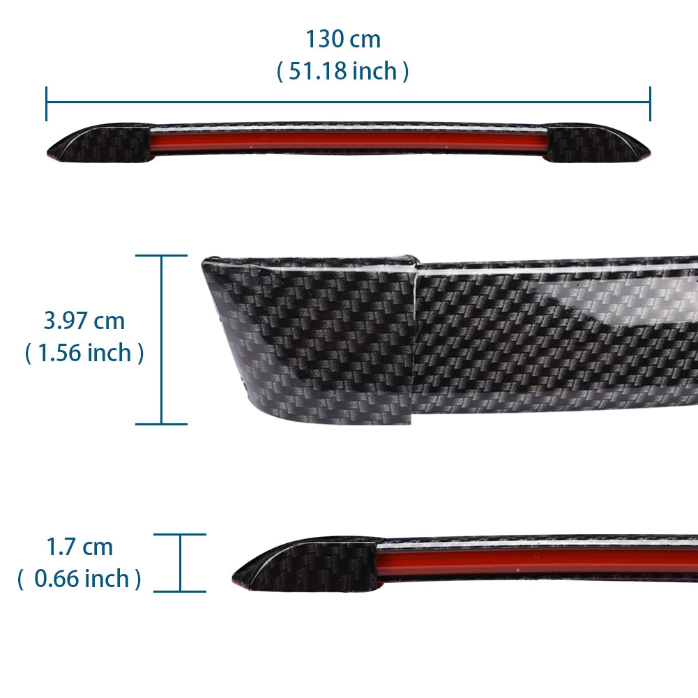 Universal LED Spoiler Carbon Fibre Adhesive(5 Funtions) - Carbon Fiber Pattern/Carbon Fiber