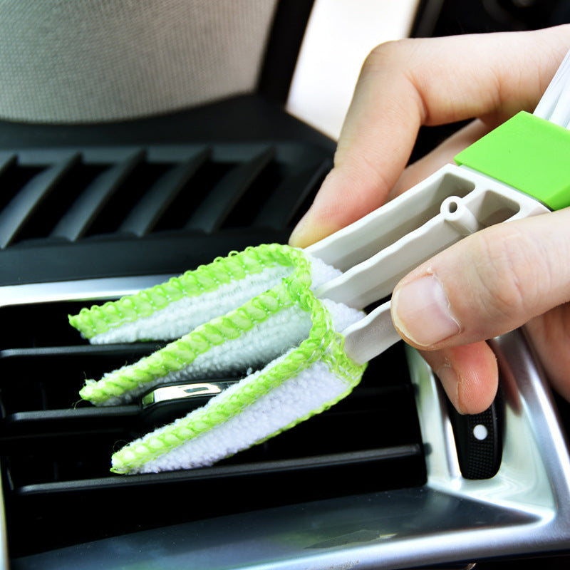 Brush Set Double Sided for Car Cleaning and Laptop Use