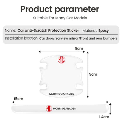 MG Transparent Door Bowl And Handle Protector