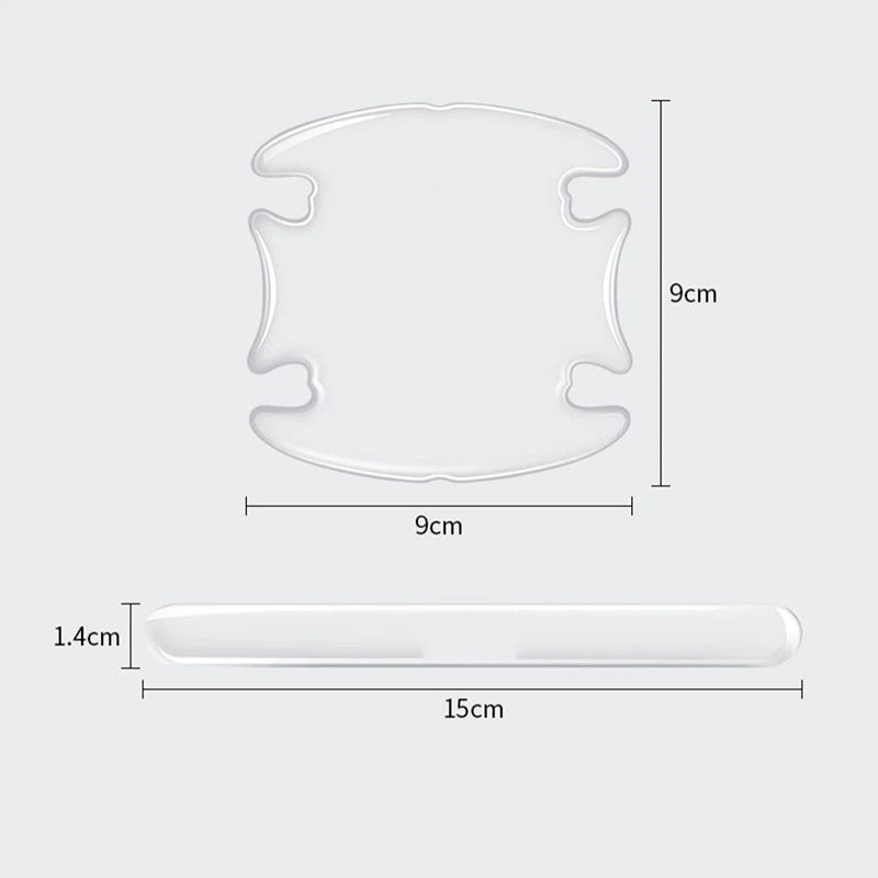 Universal Transparent Door Bowl And Handle Protector