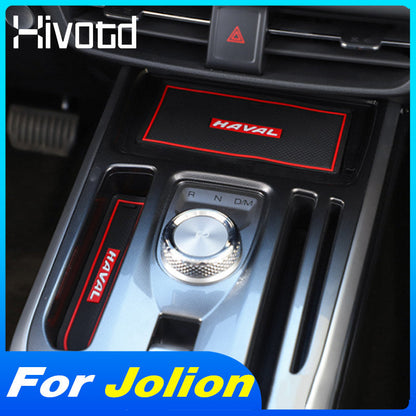 Haval jolion Interior PVC Mats - Interior Groove Mats/Cup Holder Slot Mats/Interior Mats