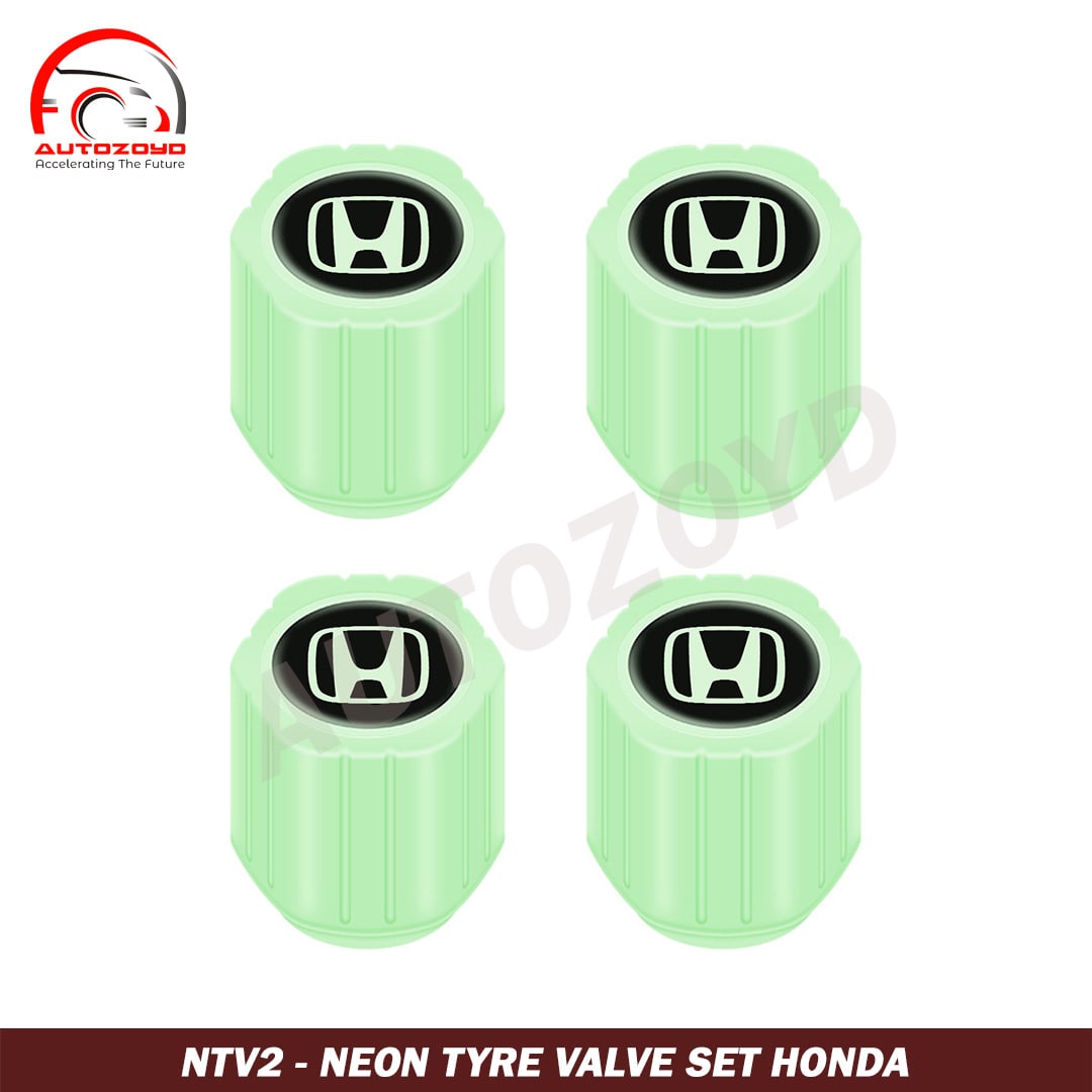 Neon Tyre Valve Set Honda