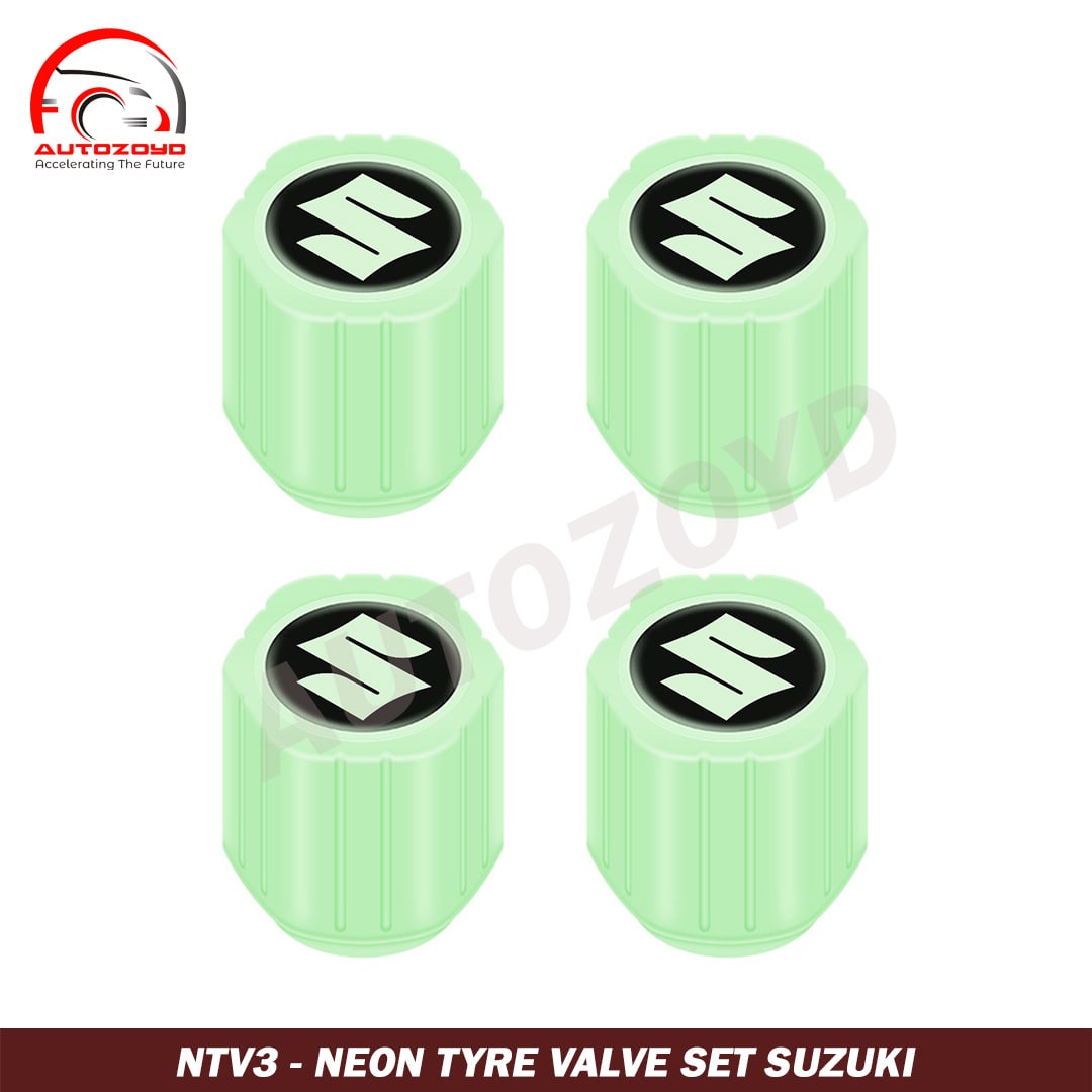 Neon Tyre Valve Set Suzuki