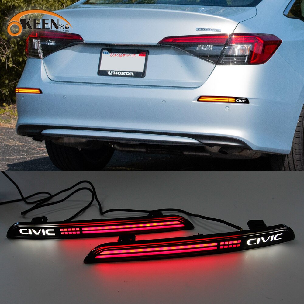 Civic 2022 Led Sequential Bumper Reflector