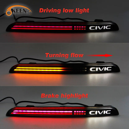 Civic 2022 Led Sequential Bumper Reflector