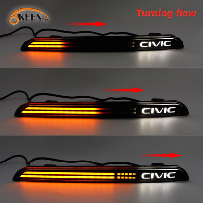 Civic 2022 Led Sequential Bumper Reflector