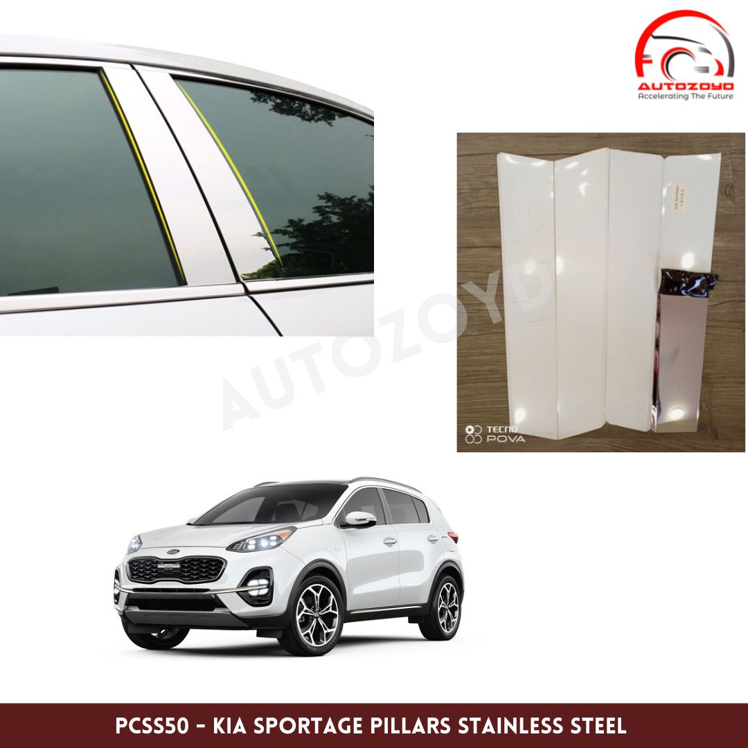 KIA Sportage Pillars Stainless Steel