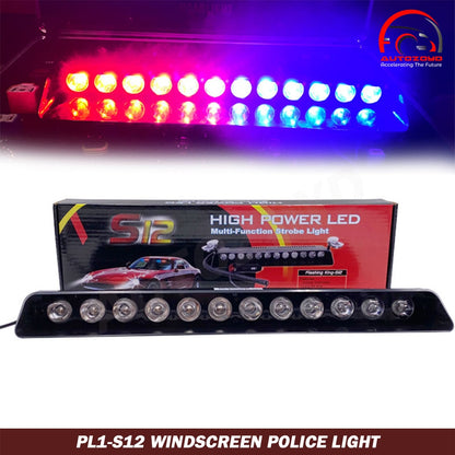 S12 Windscreen Police Light