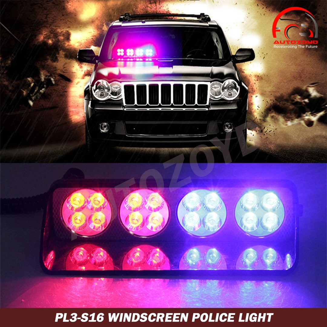 S16 Windscreen Police Light