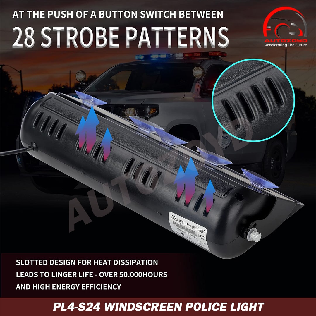 S24 Windscreen Police Light