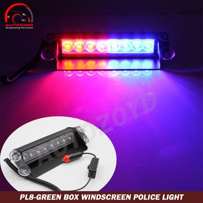 Green Box Windscreen Police Light