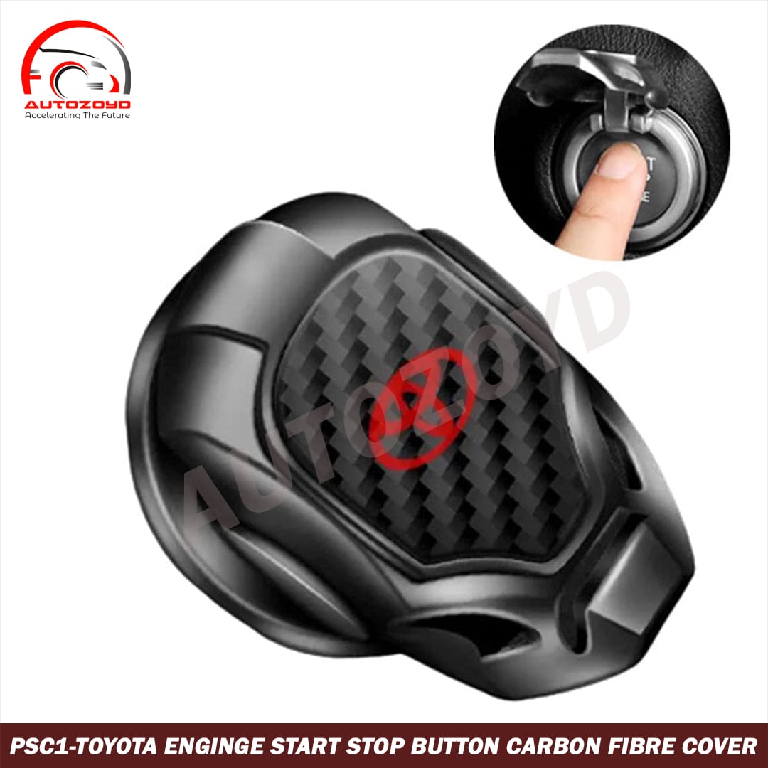 Toyota Engine Start Stop Button Cover Carbon Fibre