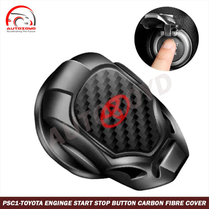 Toyota Engine Start Stop Button Cover Carbon Fibre